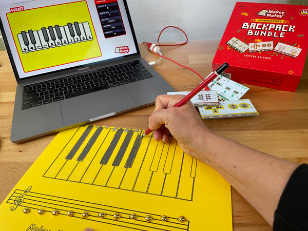 Full Scale Interactive Makey Makey Piano – Joylabz Official Makey Makey  Store