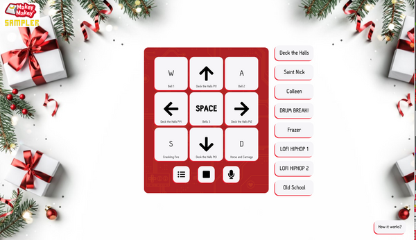 Happy Holidaze! Check out the Winter themed Makey Makey Sampler