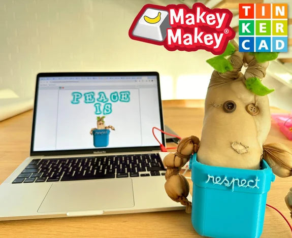 From Myth to Magic: Crafting Peace Mandrakes With Tinkercad and Makey Makey by Elena Vercher