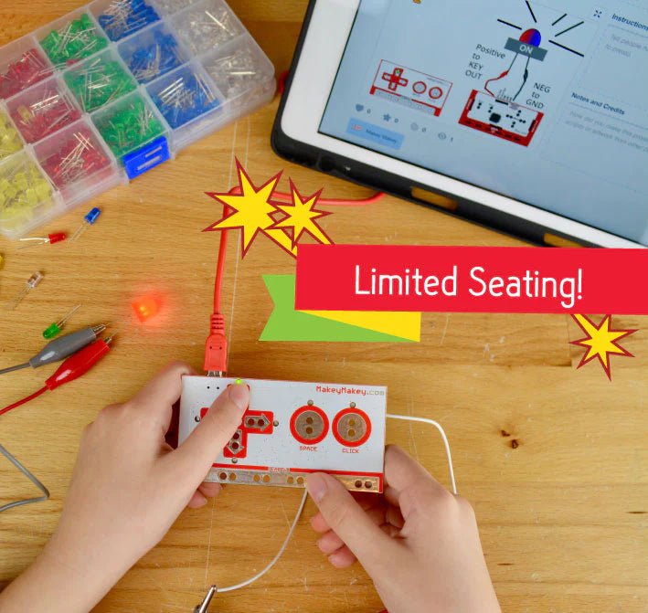 Limited Seating! image of Makey Makey being used