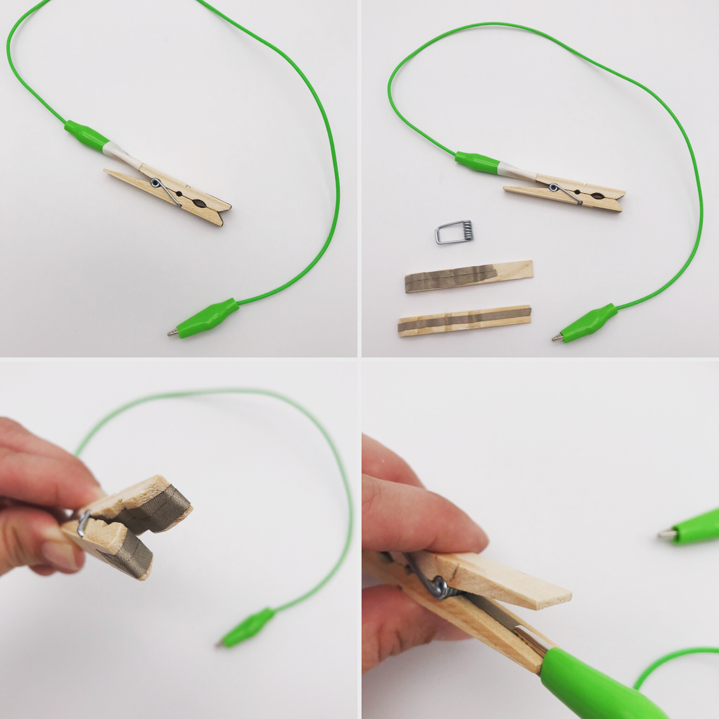 Kid Friendly Alligator Clips and Conductivity Game
