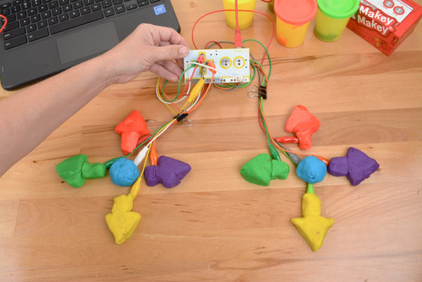 Super Simple Joystick with Modeling Clay