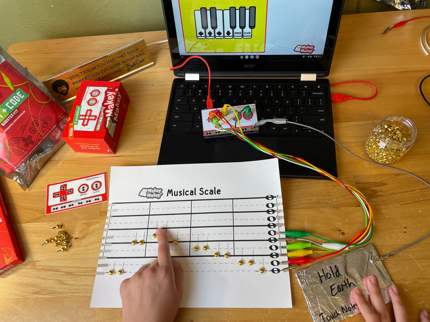 Interactive Sheet Music with Makey Makey App