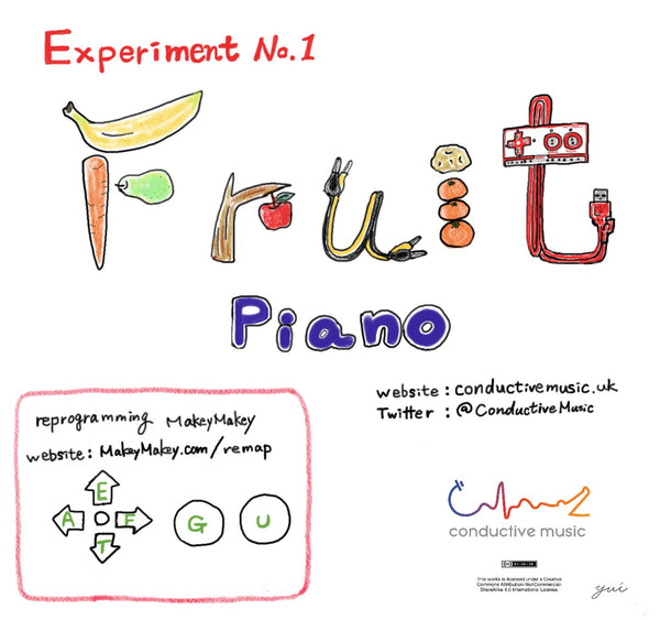 Fruit Piano (Experiment No. 1) by Yui of Conductive Music