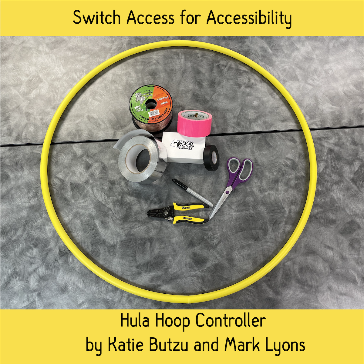 Hula Hoop Game Controller by Katie Butzu and Mark Lyons