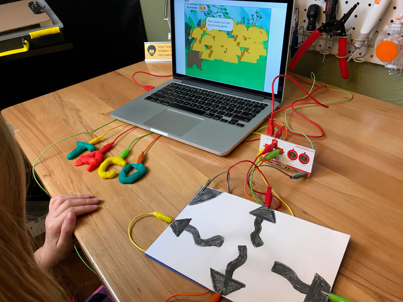 Secret Codes with Scratch 3 Makey Makey Extension