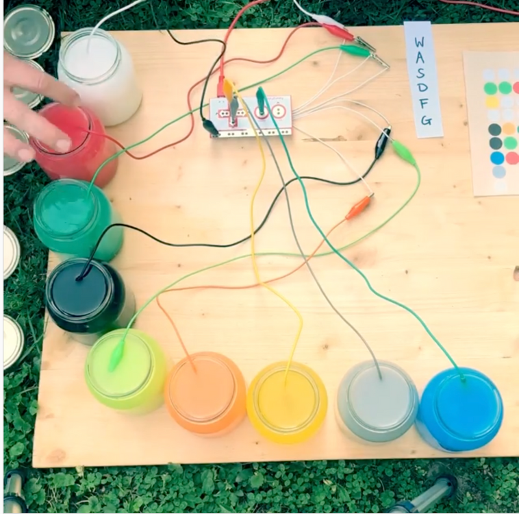 Instructables Feature: Makey Makey Water Synthesizer UteJuanita