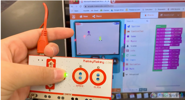 Makey Makey Arcade The Ultimate Makey Makey Game by Middle Schooler at USM – Joylabz ...