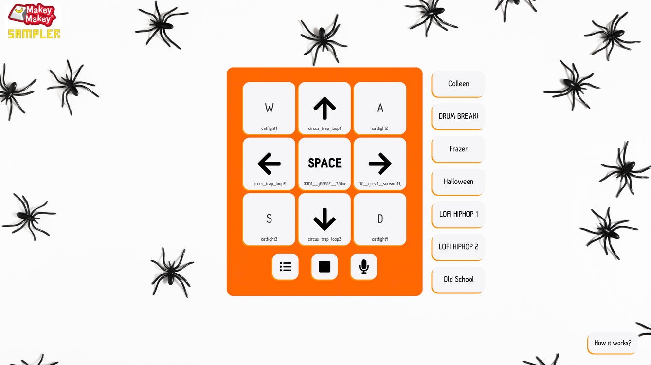 Check Out the Spooky New Skin for the Makey Makey Sampler!