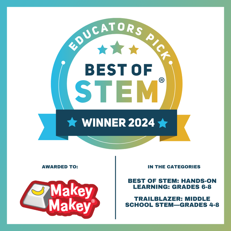 Makey Makey Honored as Educators’ Pick in Best of STEM 2024