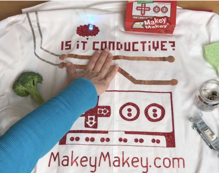 "Is it Conductive?" Makey Makey Experiment