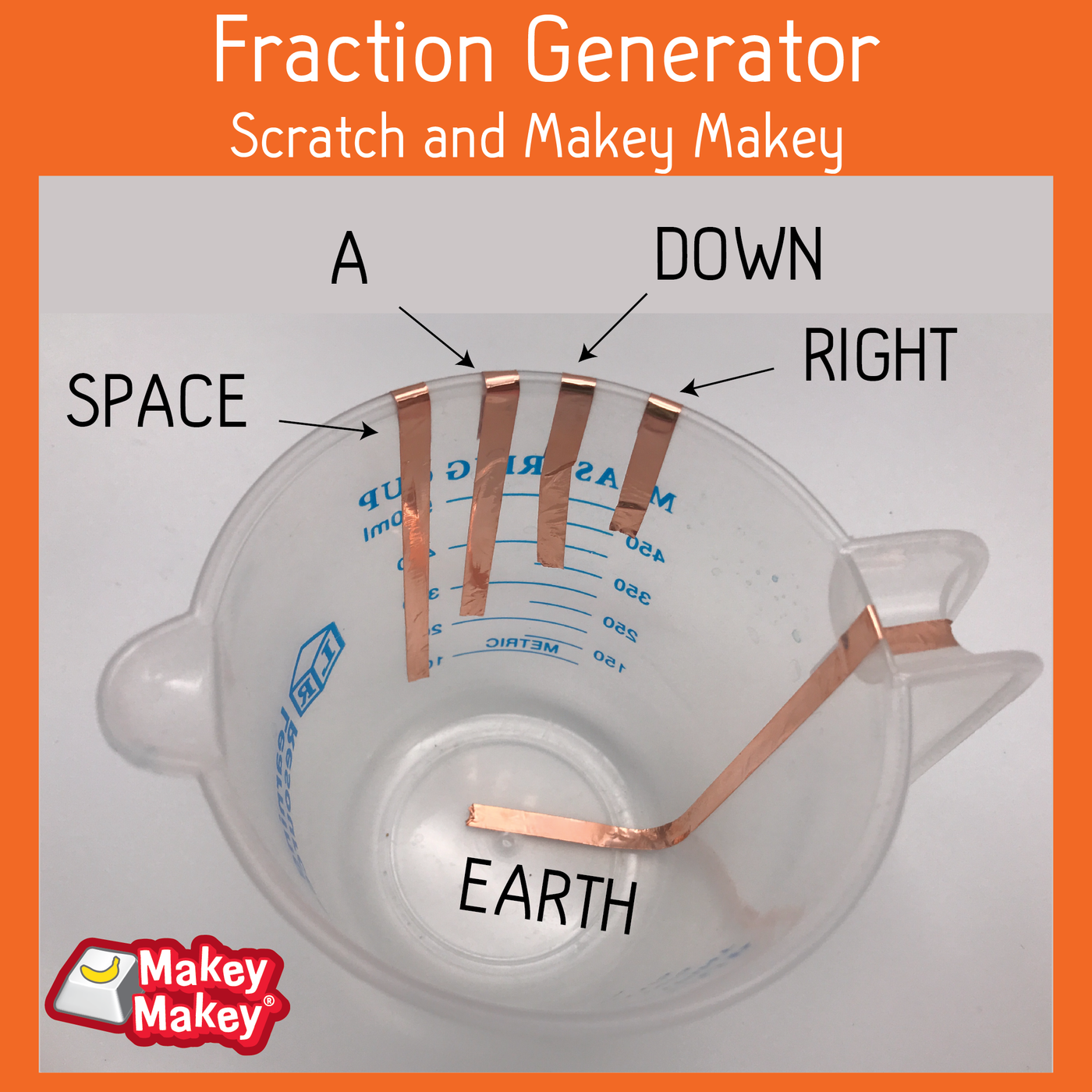 Fraction Generator with Makey Makey and Scratch