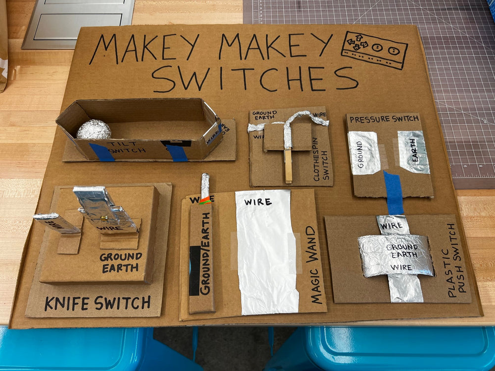 Teacher Hacks: Makey Makey Switch Idea board by Michael Fricano II