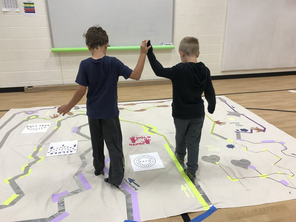 Collaborative Sensory Maze with Makey Makey by Colleen Graves