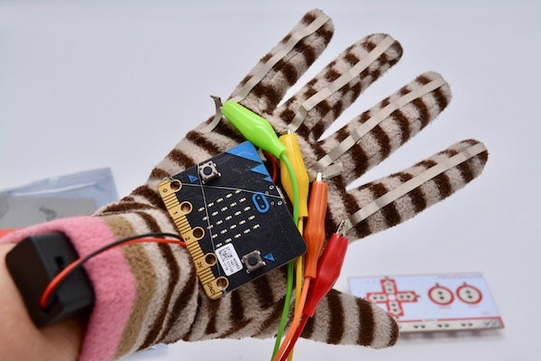 Makey Makey and micro:bit Power Glove