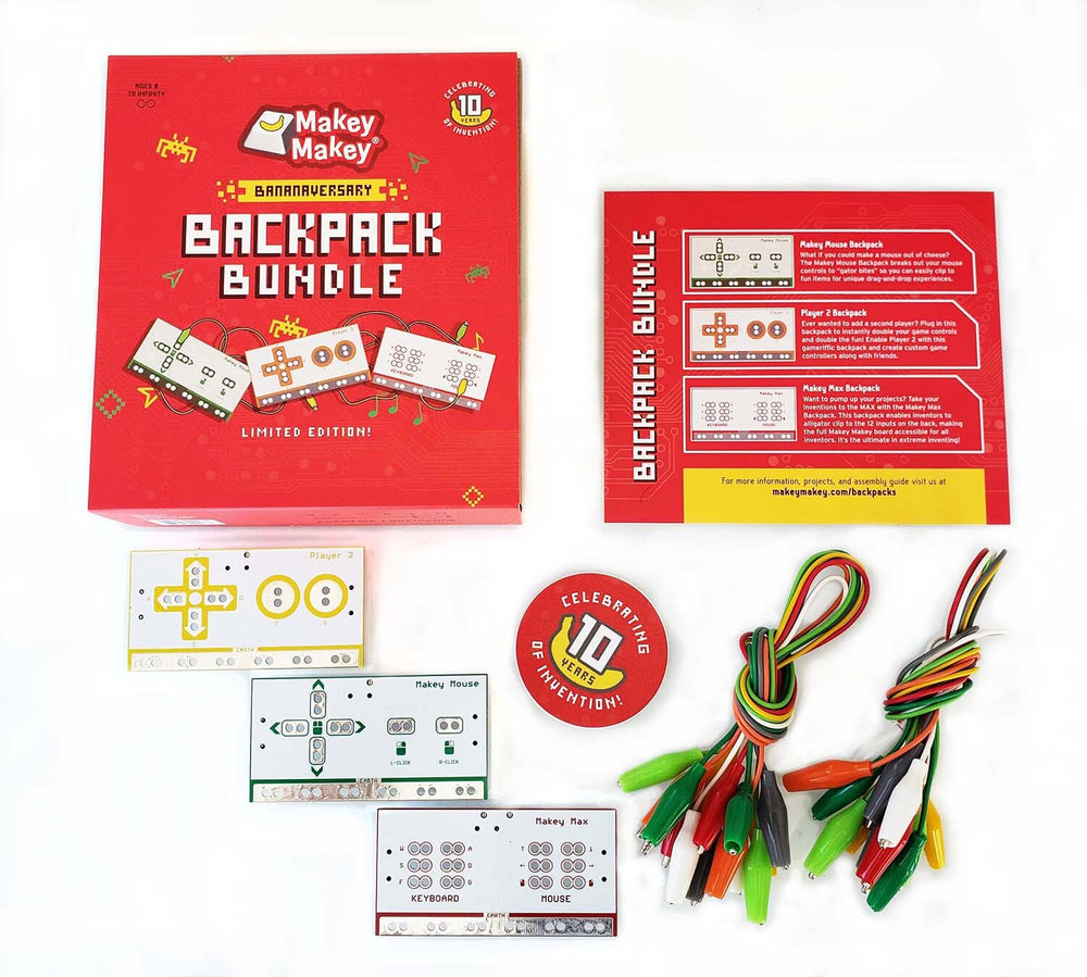 Makey Makey Backside Makey Makey Backpack Bundle – Joylabz Official Makey Makey Store